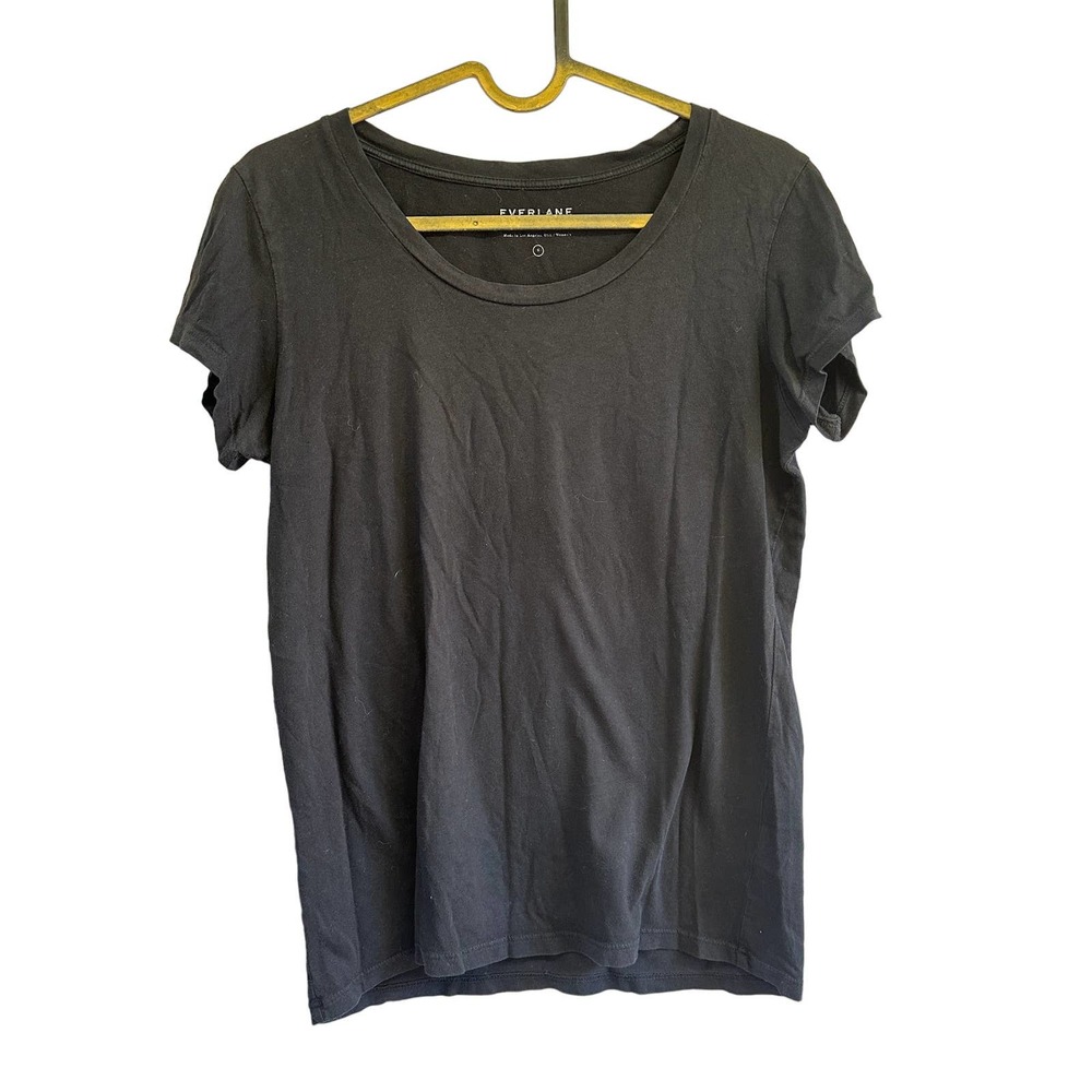 Everlane Supima Cotton Black Tee